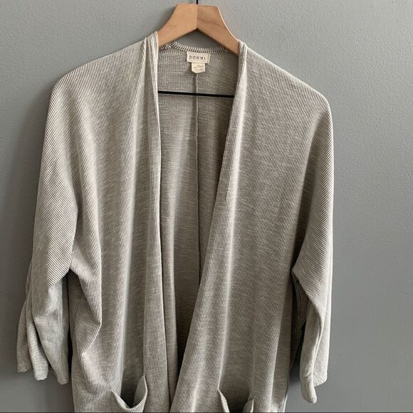 DONNI. Ribbed Sweater Coat, One Size Fits All - Picture 7 of 8